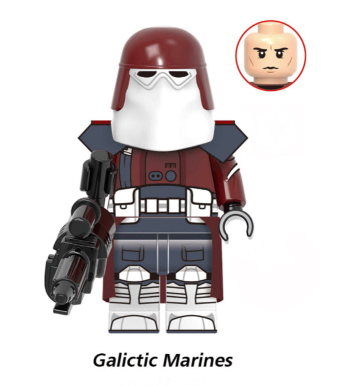 MINIFIGURE STAR WARS UNIVERS: CLONETROOPER GALACTIC MARINES custom