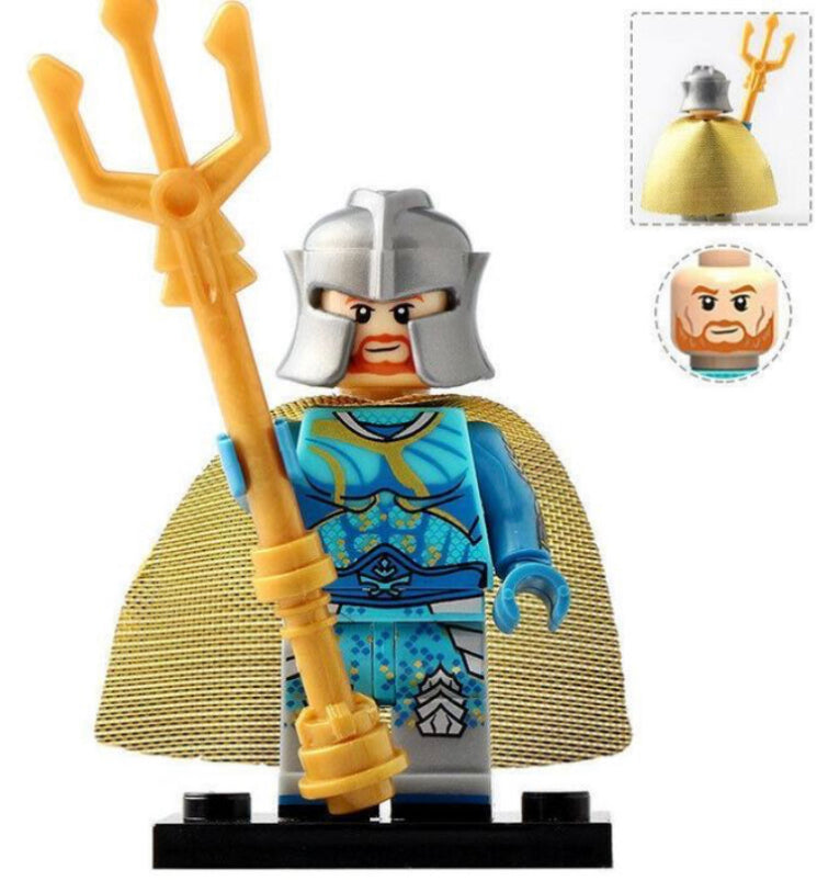 MINIFIGURE AQUAMAN KING NEREUS custom
