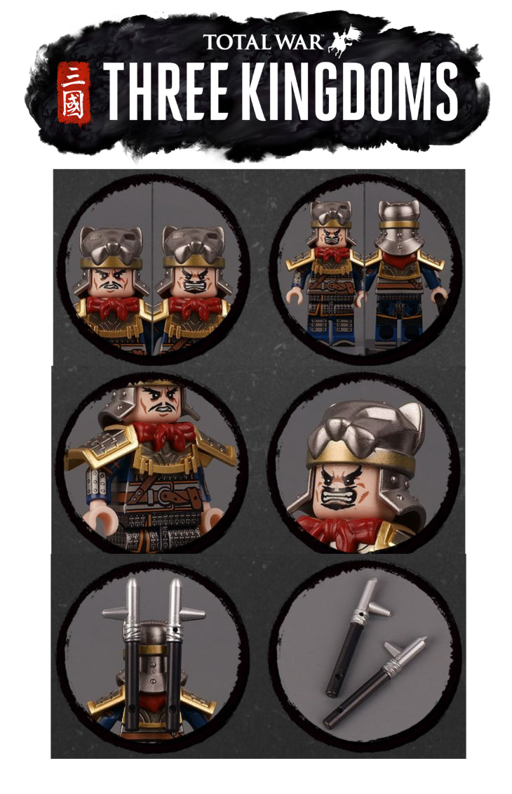 SUPERBE ♥️♥️MINIFIGURE "COURAGE DES TROIS ROYAUMES" UNIVERS CUSTOM