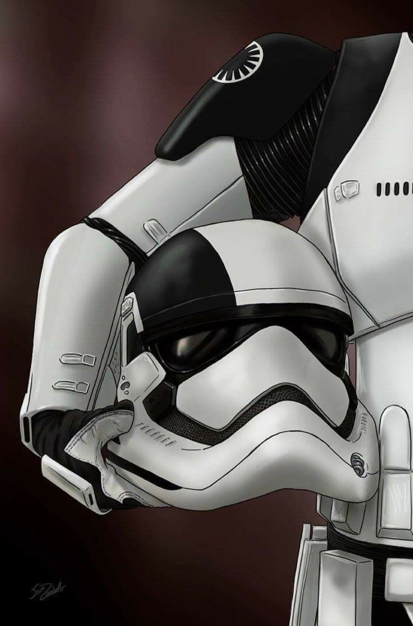 MINIFIGURE STAR WARS UNIVERS: FIRST ORDER STORMTROOPER EXECUTOR custo