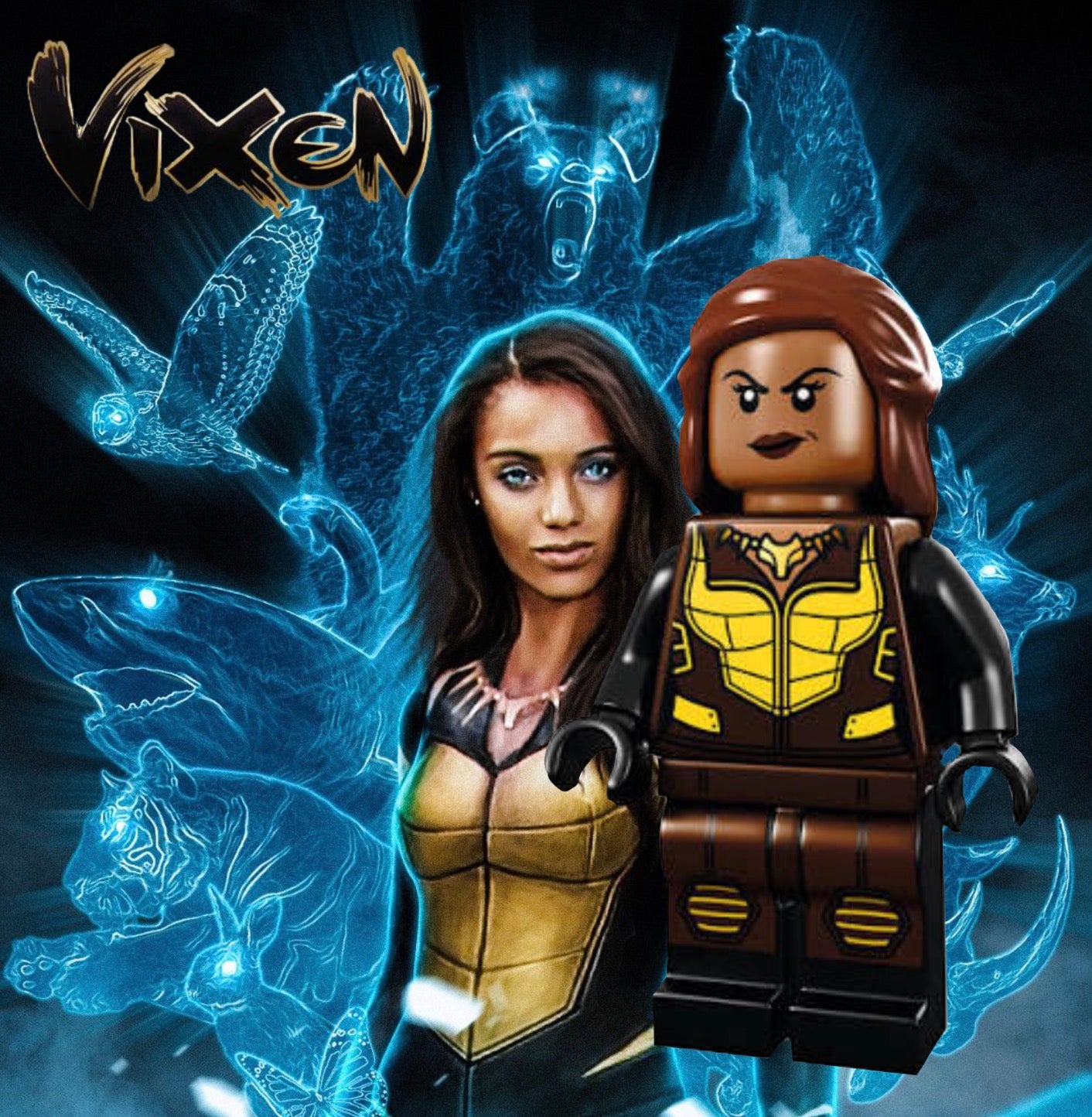 MINIFIGURE DC UNIVERS DE 2017 : VIXEN custom