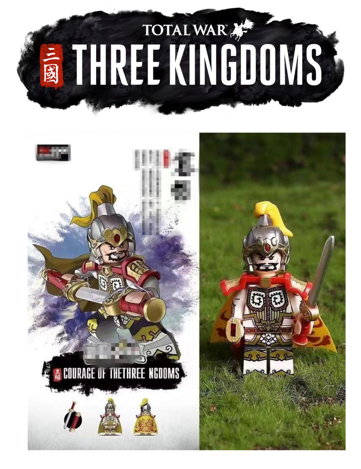 SUPERBE ♥️♥️MINIFIGURE "COURAGE DES TROIS ROYAUMES" UNIVERS CUSTOM
