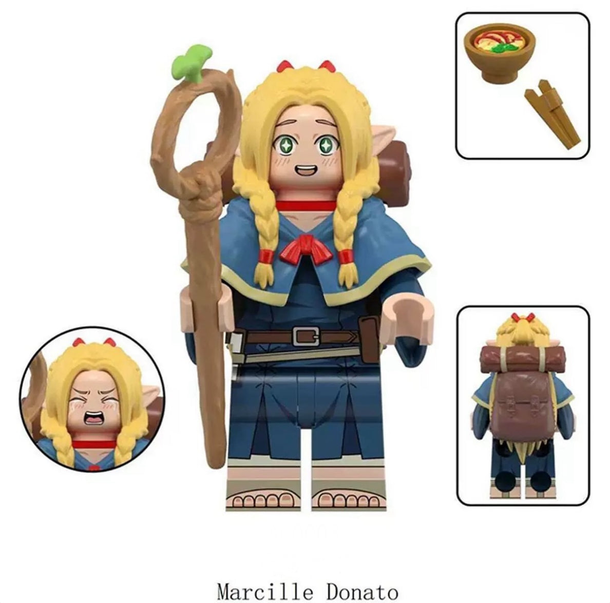 PREVENTE ♥️♥️♥️MINIFIGURE DELICIOUS IN DUNGEON UNIVERS: LAIOS THORDEN ♥️♥️♥️TOP ZEDBRICK 2025♥️♥️♥️custom Disponibilité fin Novembre 2025