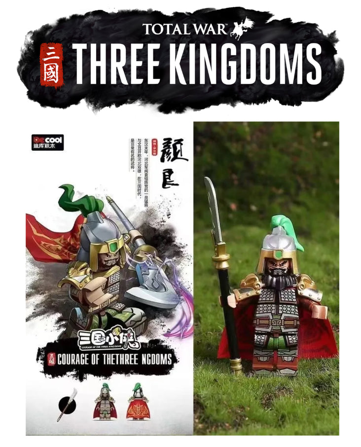 SUPERBE ♥️♥️MINIFIGURE "COURAGE DES TROIS ROYAUMES" UNIVERS CUSTOM