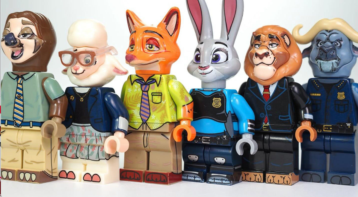 ⭐️ ⭐️ DISNEY MINIFIGURE ZOOTOPIA UNIVERS: FLASH ⭐️ ⭐️ custom
