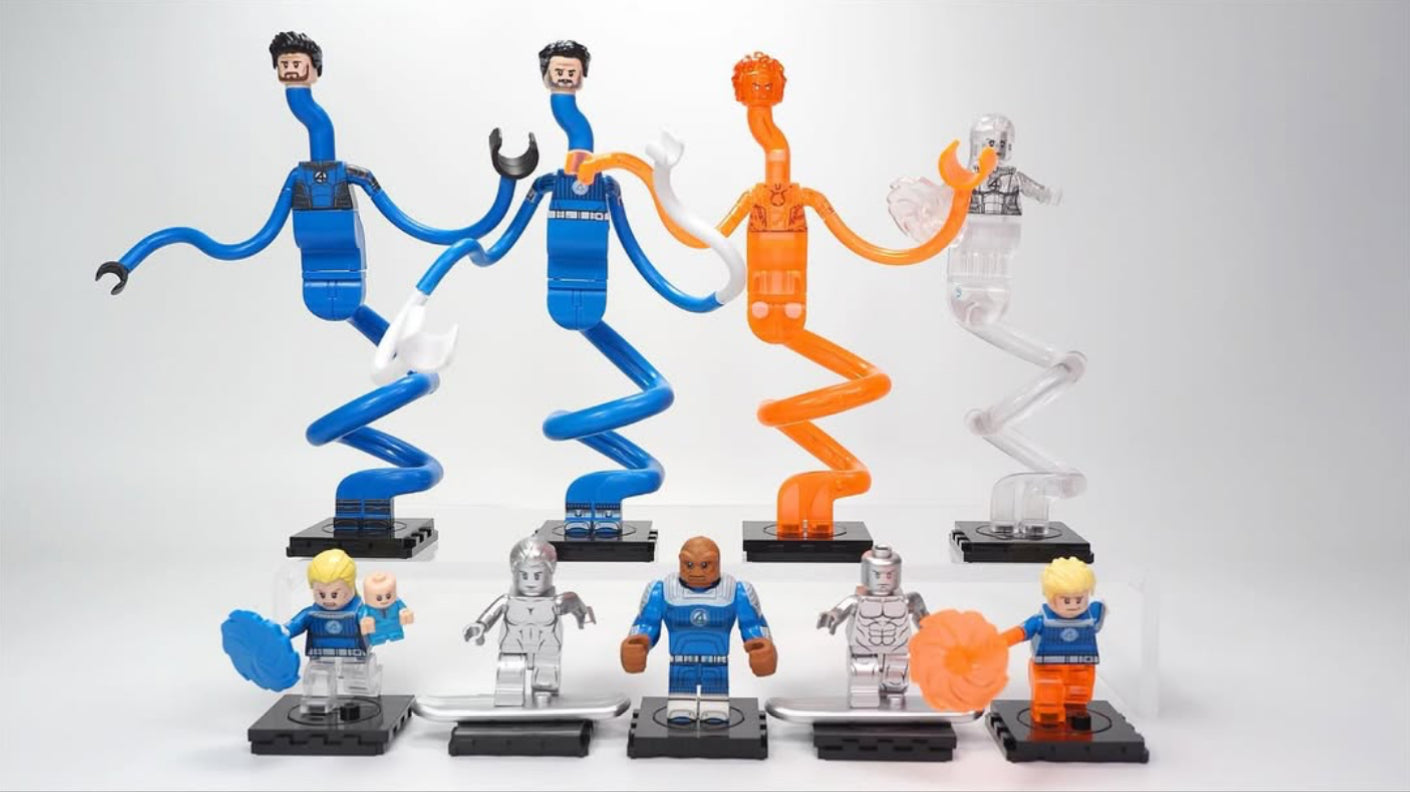 ♥️♥️♥️MINIFIGURE FANTASTIC FOUR: SILVER D’ARGENT ♥️♥️♥️TOP ZEDBRICK 2025♥️♥️♥️custom