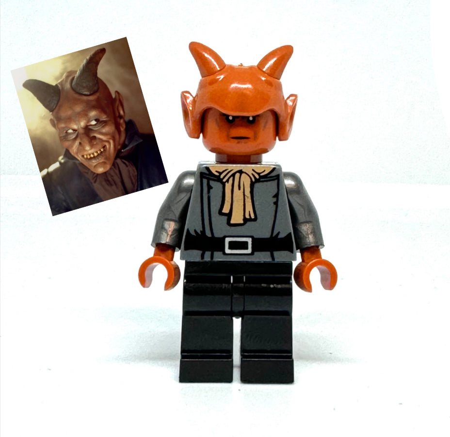 MINIFIGURE STAR WARS CANTINA UNIVERS: LABRIA "Dévaronien" custom ⚠️⚠️Quantité limitée⚠️⚠️