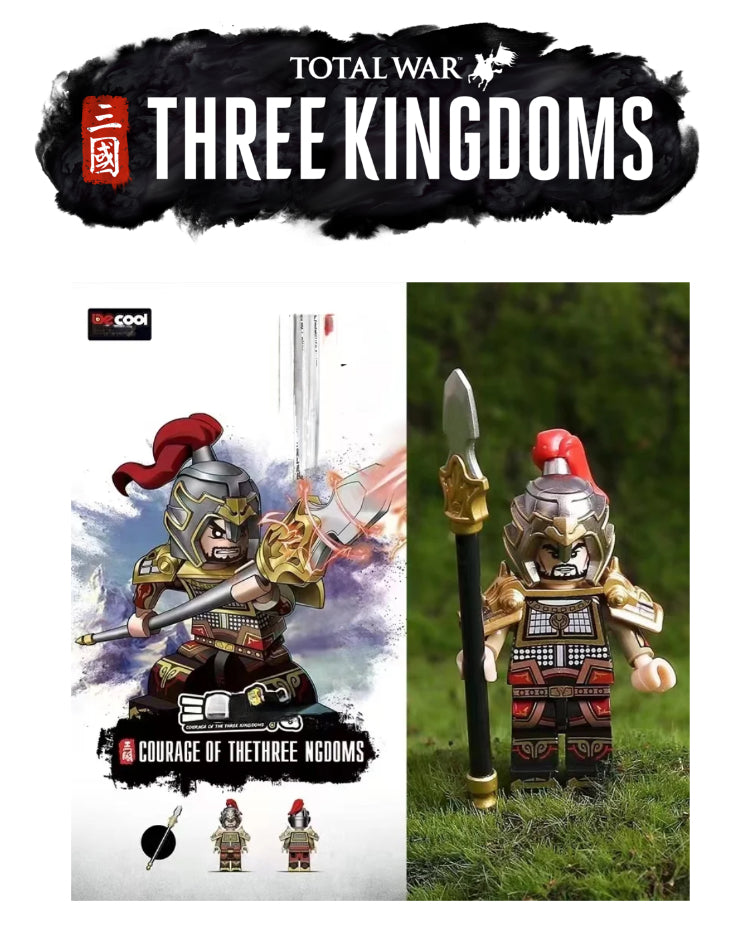 SUPERBE ♥️♥️MINIFIGURE "COURAGE DES TROIS ROYAUMES" UNIVERS CUSTOM