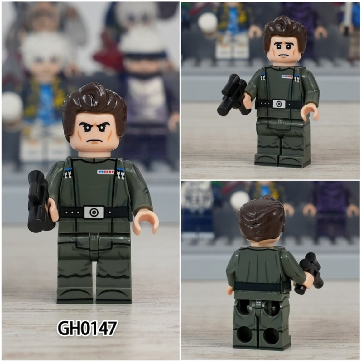 MINIFIGURE STAR WARS UNIVERS "THE MANDALORIAN": OFFICIER AMNISTIE G68 "ELIA KANE" custom