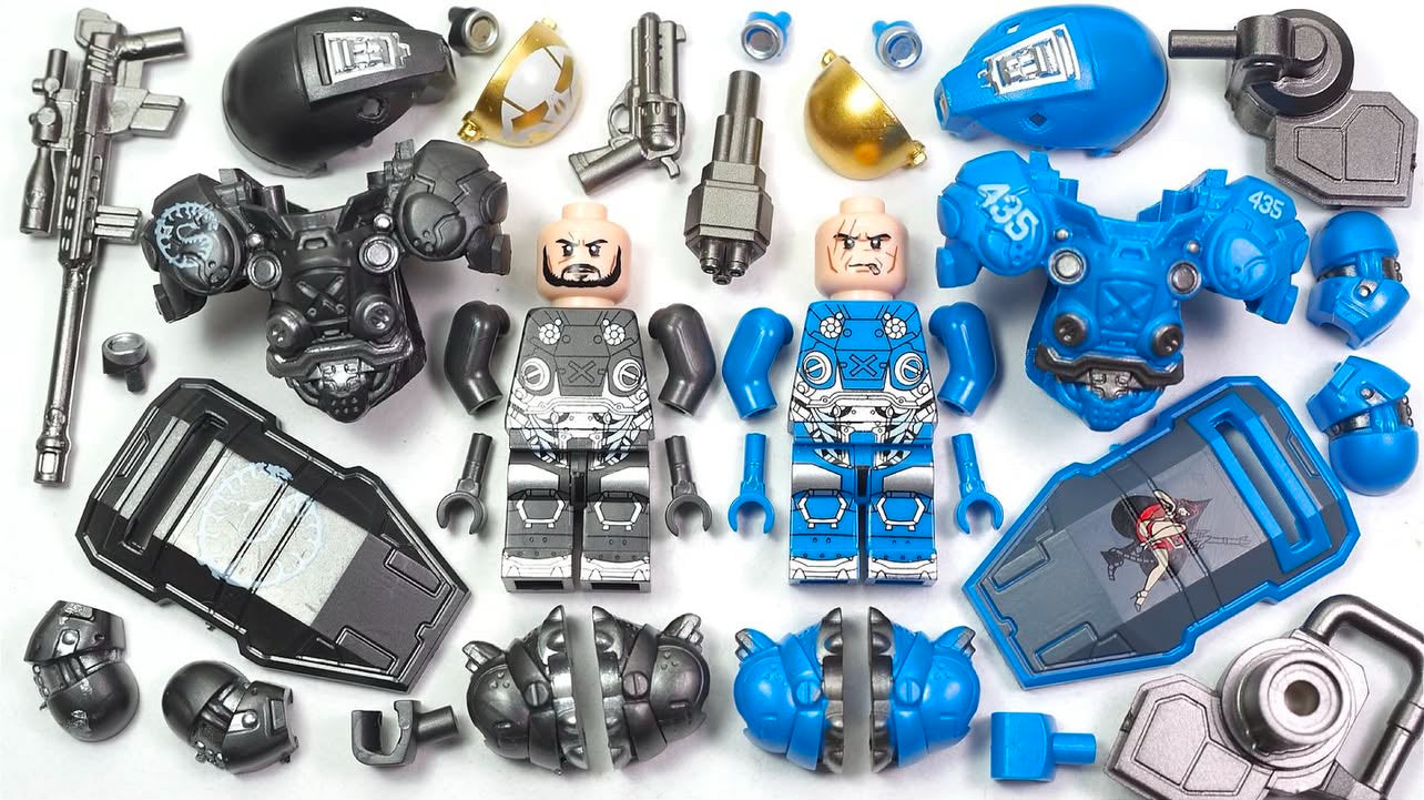 ♥️♥️♥️MINIFIGURE STARCRAFT UNIVERS: JAMES RAYNOR ♥️♥️♥️custom