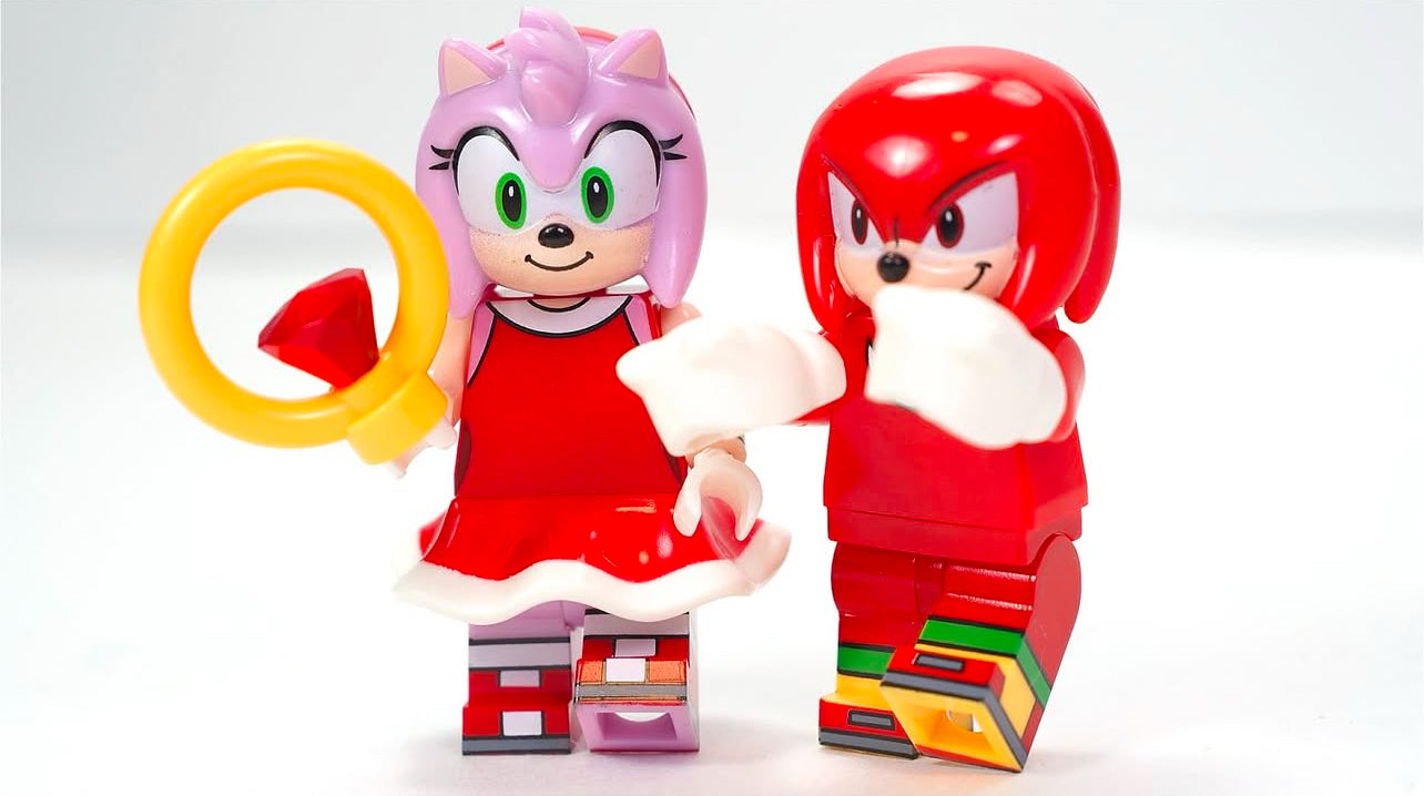 MINIFIGURE SONIC UNIVERS : KNUCKLES THE ECHIDNA Custom