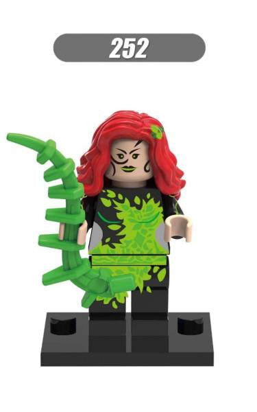 MINIFIGURE DC UNIVERS : POISON IVY custom (2018 DERNIÈRE PIÈCE)