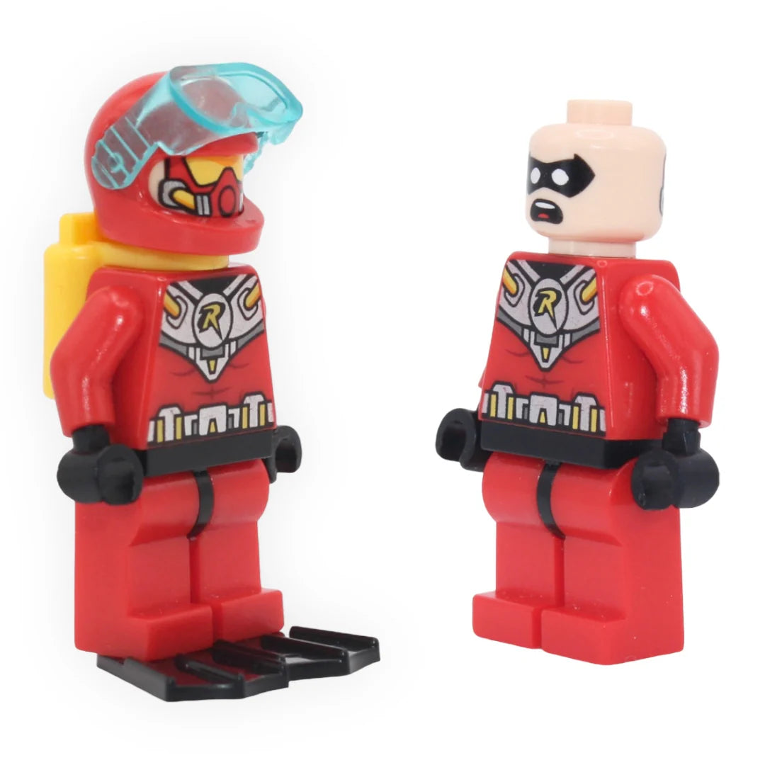 MINIFIGURE DC UNIVERS : SCUBA ROBIN custom (Très rare 2015DERNIÈRE PIÈCE)