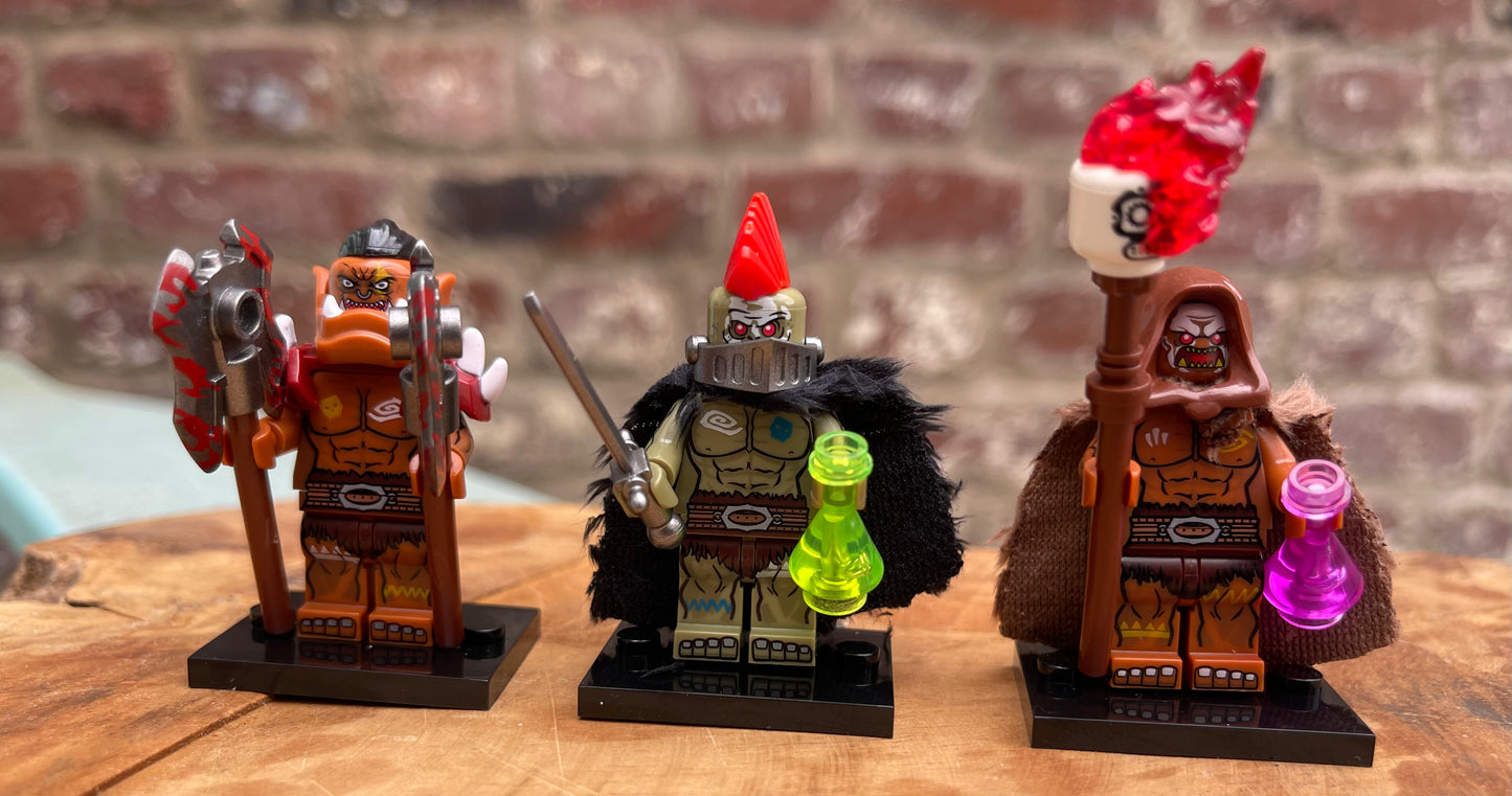 MINIFIGURE WORLD OF WARCRAFT UNIVERS: ORC ROGUE custom