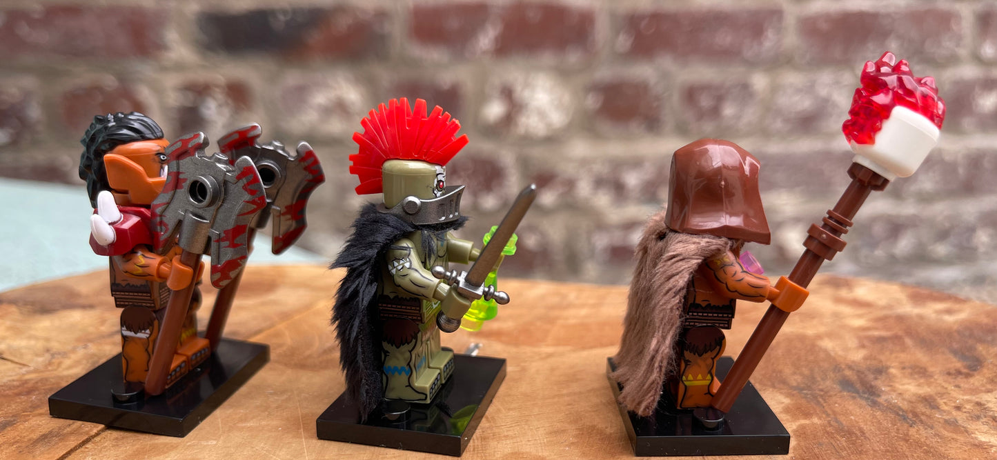 MINIFIGURE WORLD OF WARCRAFT UNIVERS: ORC ROGUE custom