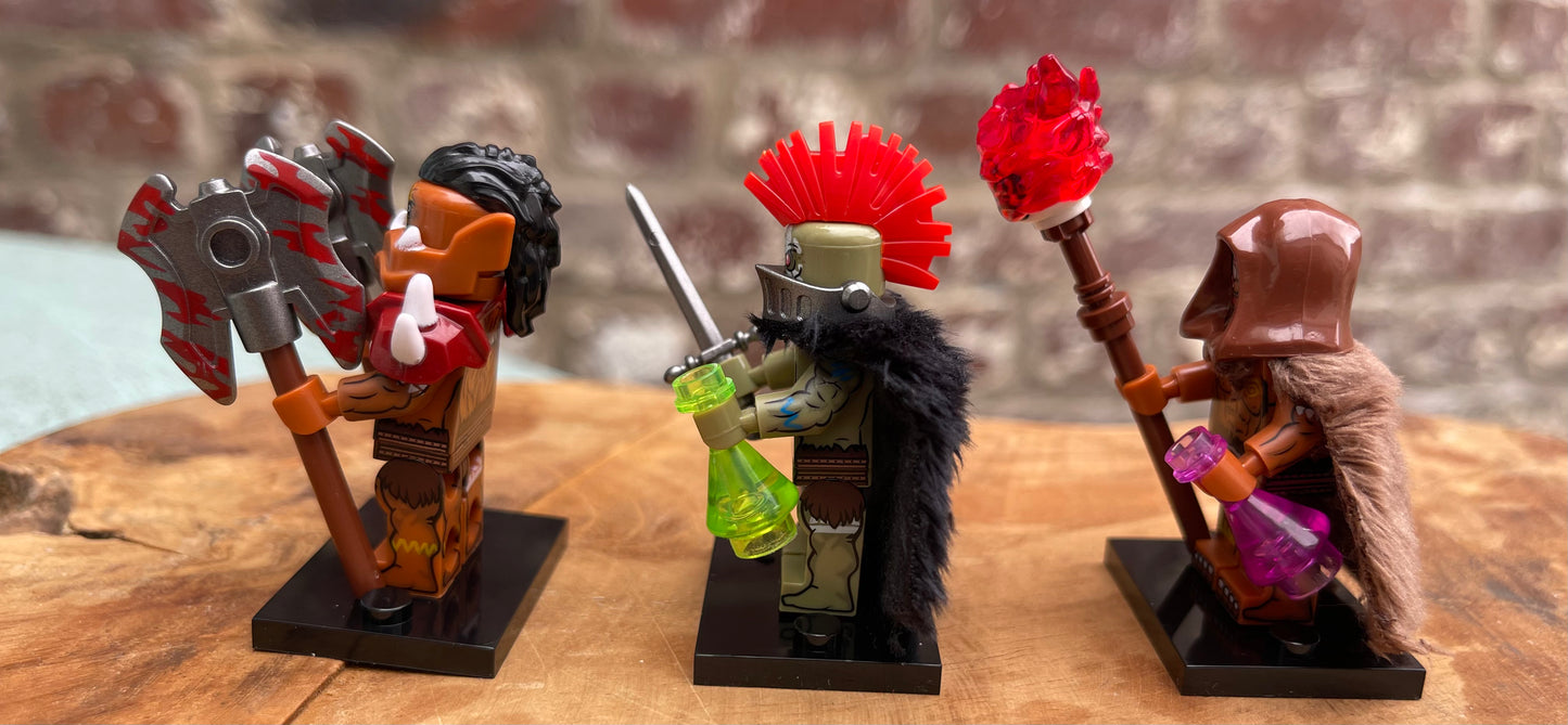 MINIFIGURE WORLD OF WARCRAFT UNIVERS: ORC ROGUE custom