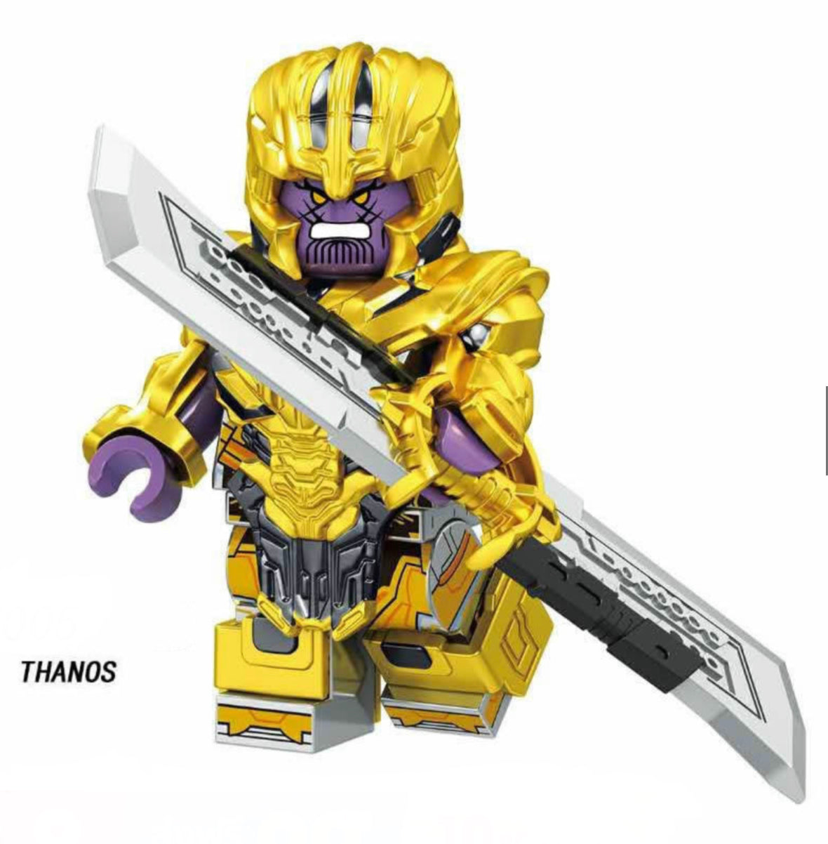 ♥️♥️♥️MINIFIGURE MARVEL UNIVERS: AVENGERS "THANOS" ♥️♥️♥️custom