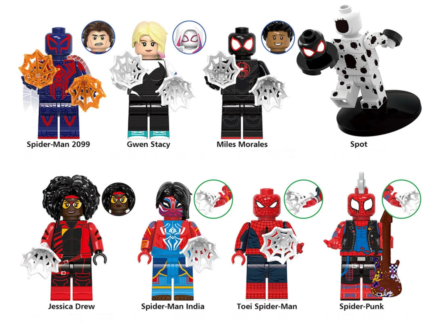 MINIFIGURE MARVEL UNIVERS: GWEN STACY (Across the Spider-Verse) custom