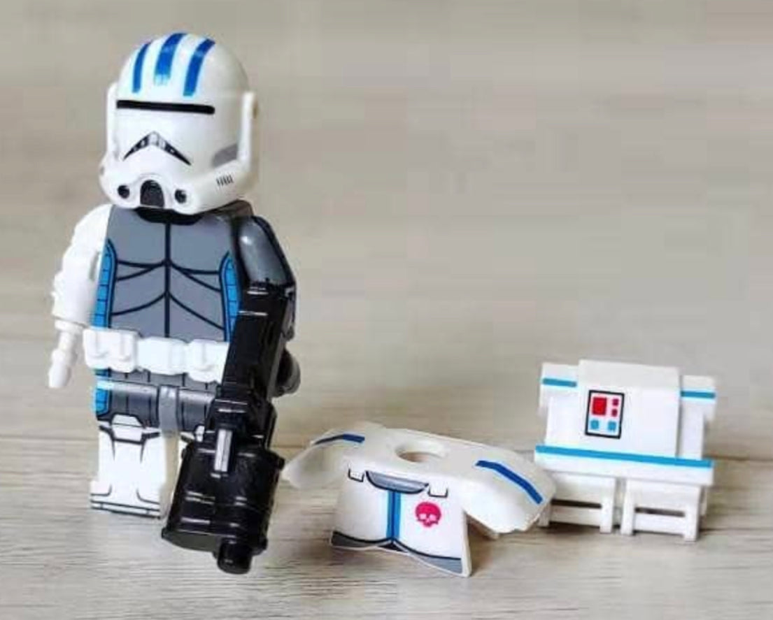 MINIFIGURE STAR WARS UNIVERS: ECHO"THE BAD BATCH CLONETROOPER saison 1" CUSTOM