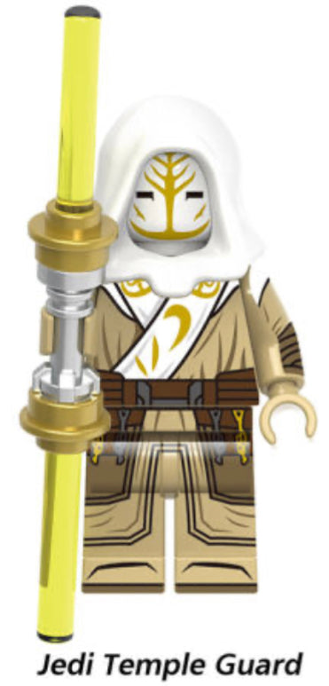 ♥️♥️♥️MINIFIGURE STAR WARS UNIVERS: JEDI TEMPLE GUARD ♥️♥️♥️custom TOP ZEDBRICK 2024