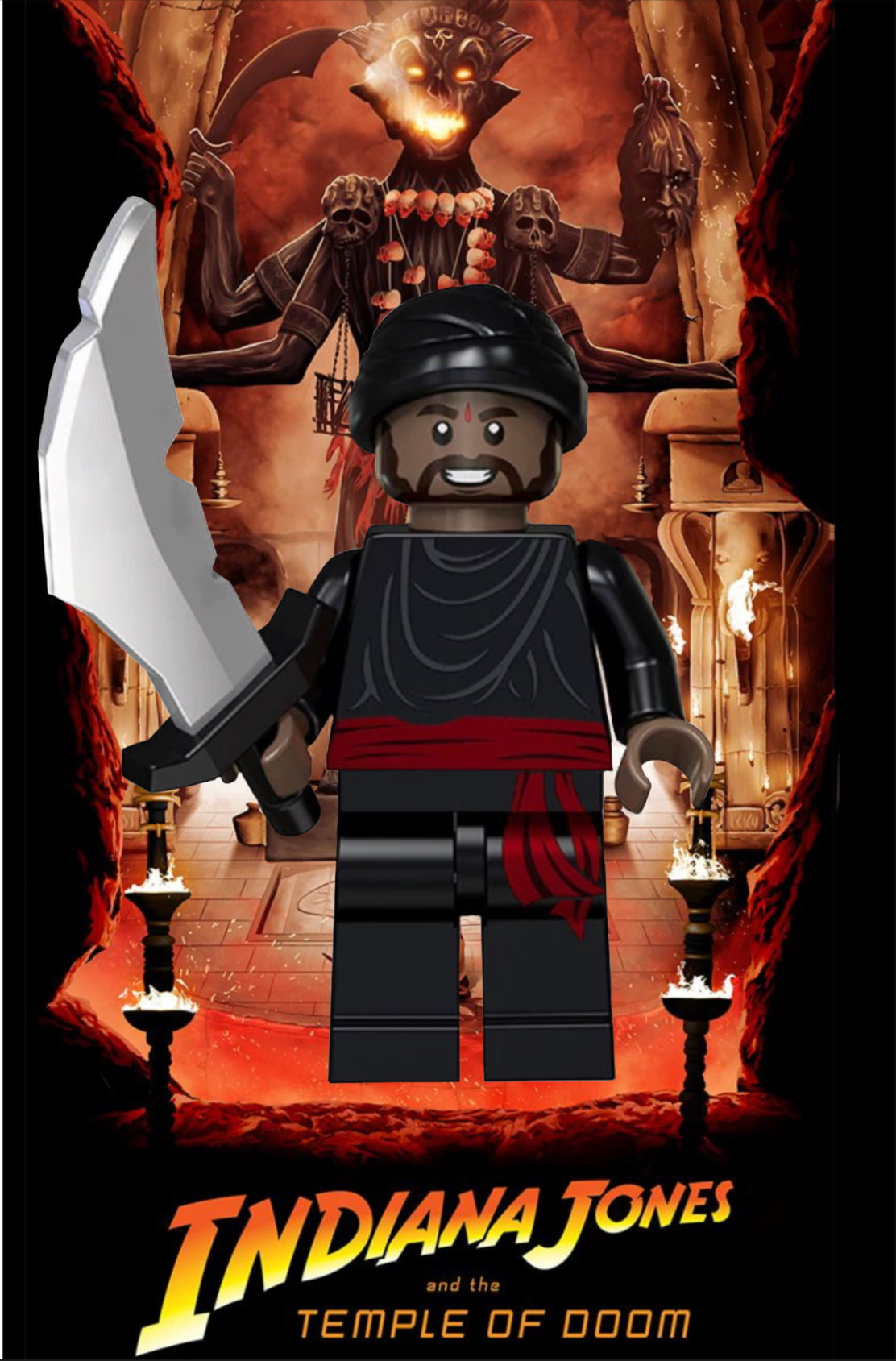 MINIFIGURE INDIANA JONES: CHIEF GUARD custom