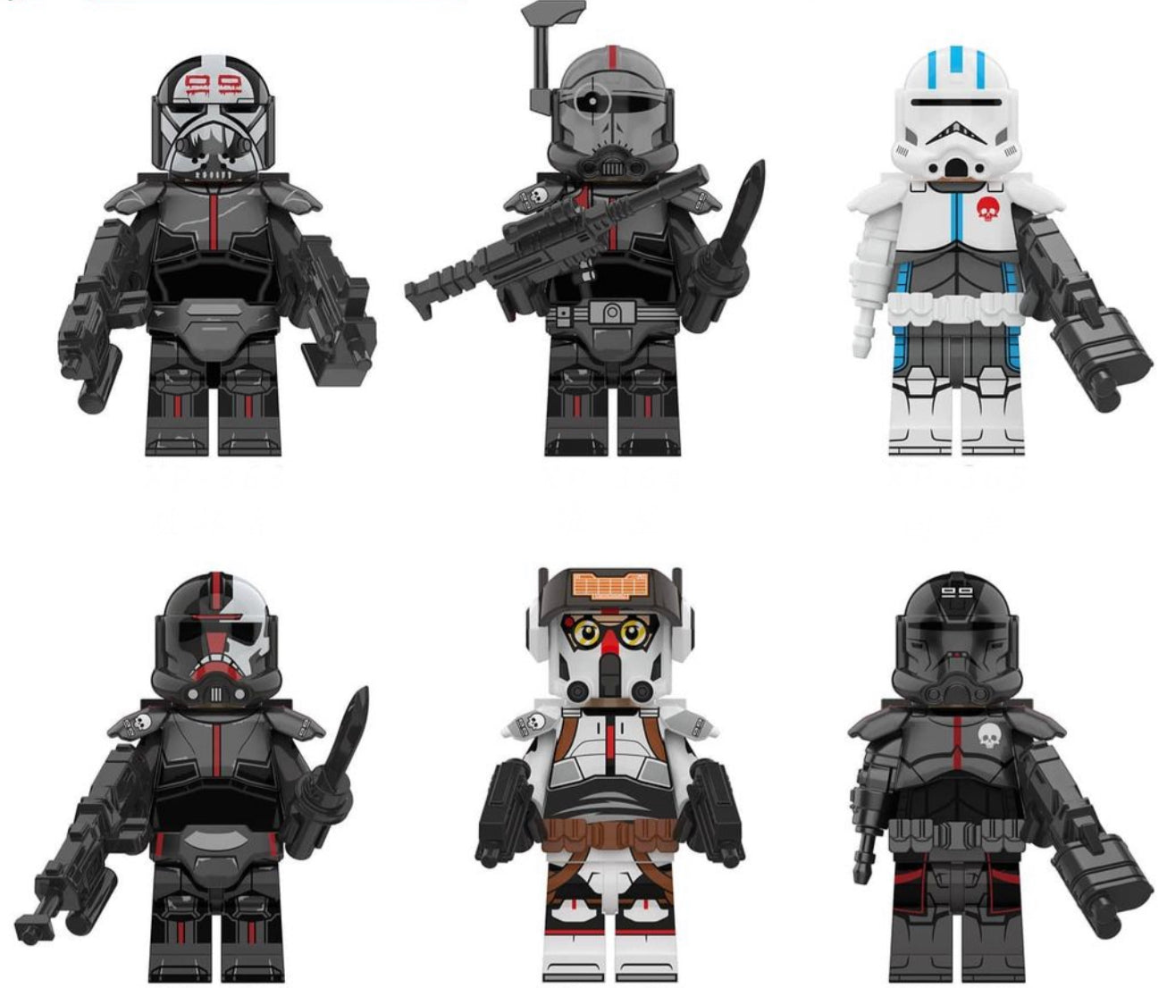 MINIFIGURE STAR WARS UNIVERS: HUNTER BAD BATCH CLONETROOPER CUSTOM