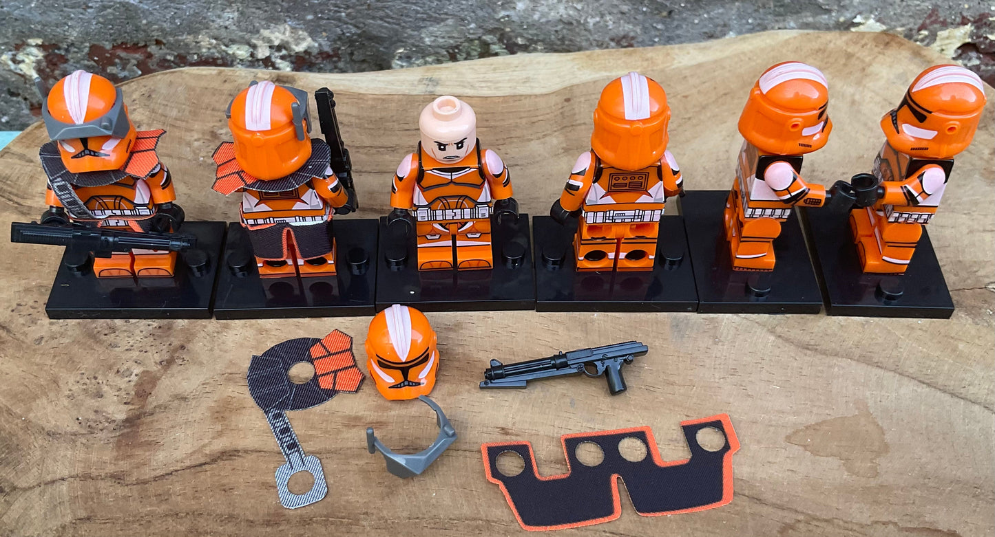 MINIFIGURE STAR WARS UNIVERS: 212th CLONE CAPTAIN INVERT custom