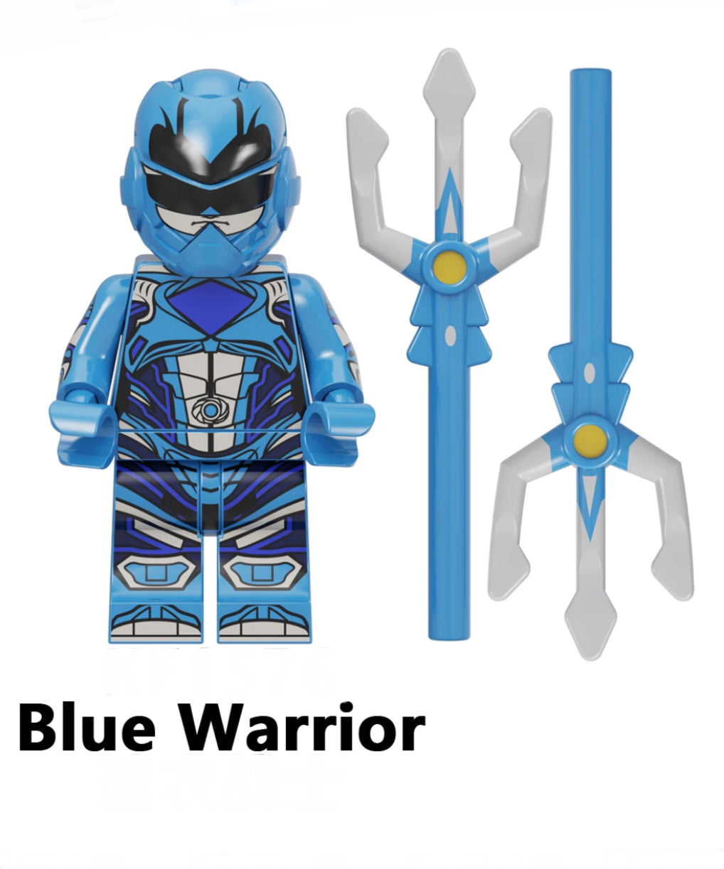 MINIFIGURE POWER RANGERS UNIVERS: WARRIOR BLUE Custom