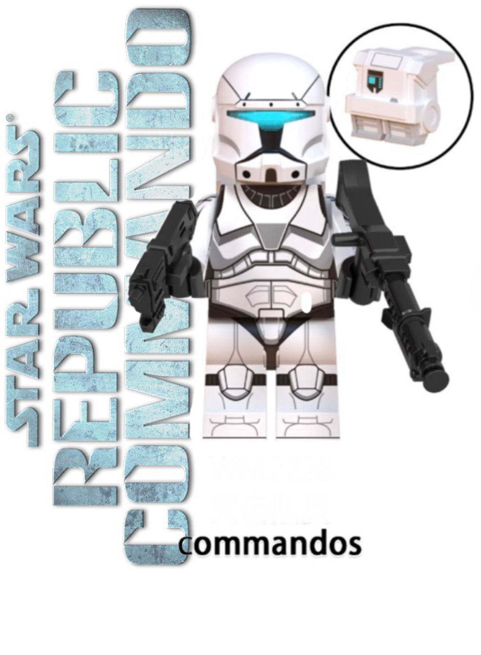 MINIFIGURE STAR WARS UNIVERS DE 2022: RÉPUBLIC COMMANDO custom