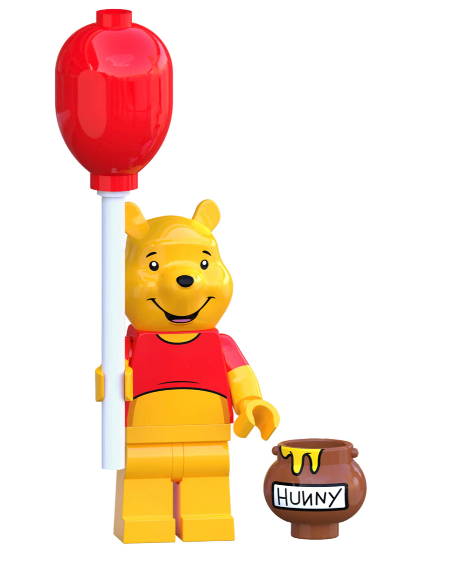 MINIFIGURE DISNEY UNIVERS: WINNIE THE POOH "WINNIE L'OURSON " custom
