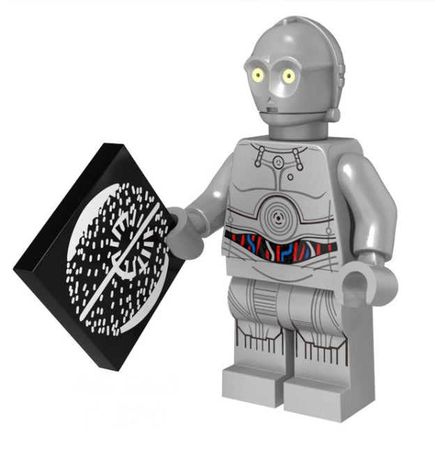 MINIFIGURE STAR WARS UNIVERS: PROTOCOL DROID custom