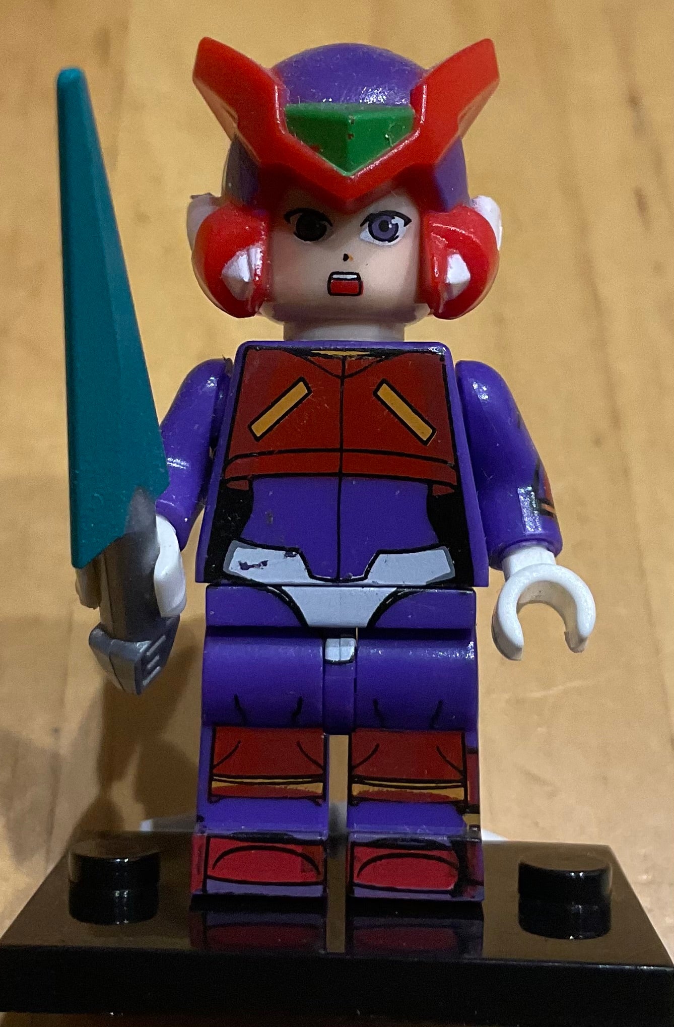 MINIFIGURE MEGAMAN Custom"VINTAGE COLLECTION"⚠️Dernière pièce⚠️