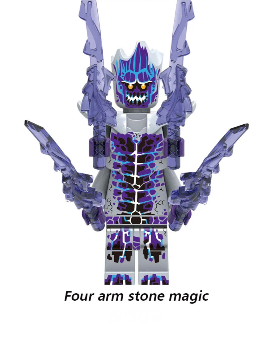 MINIFIGURE MOVIE/TV FOUR ARM STONE MAGIC