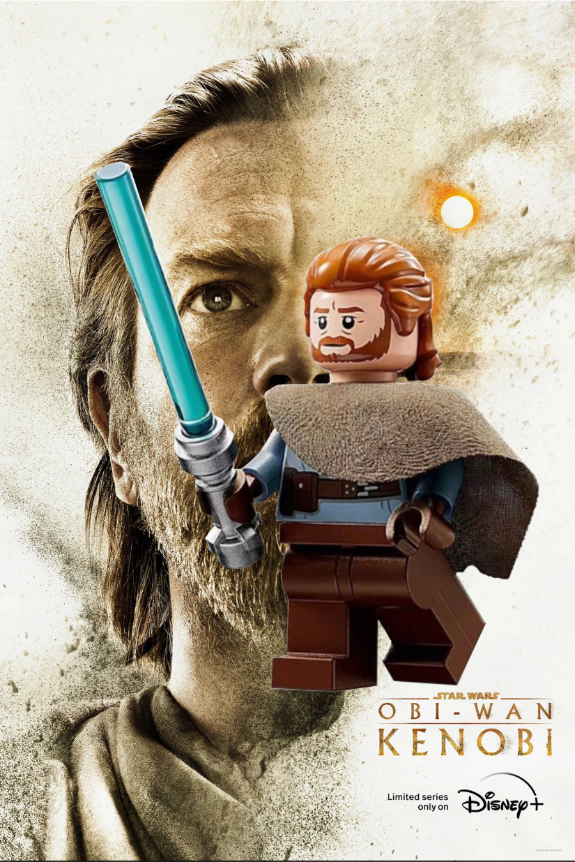 ♥️♥️♥️MINIFIGURE STAR WARS UNIVERS: OBI-WAN KENOBI ♥️♥️♥️custom