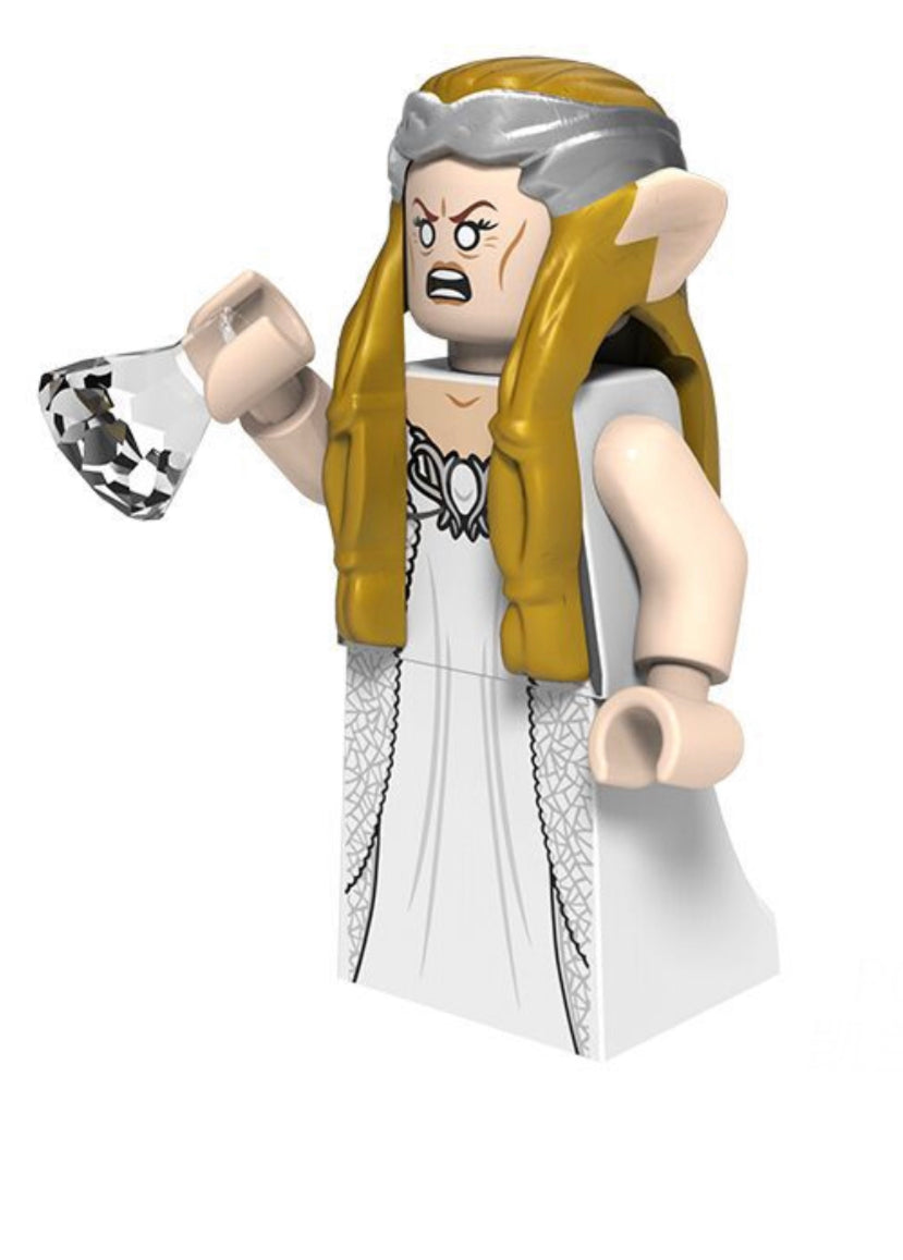 MINIFIGURE THE HOBBIT/ LOTR UNIVERS: GALADRIEL CUSTOM