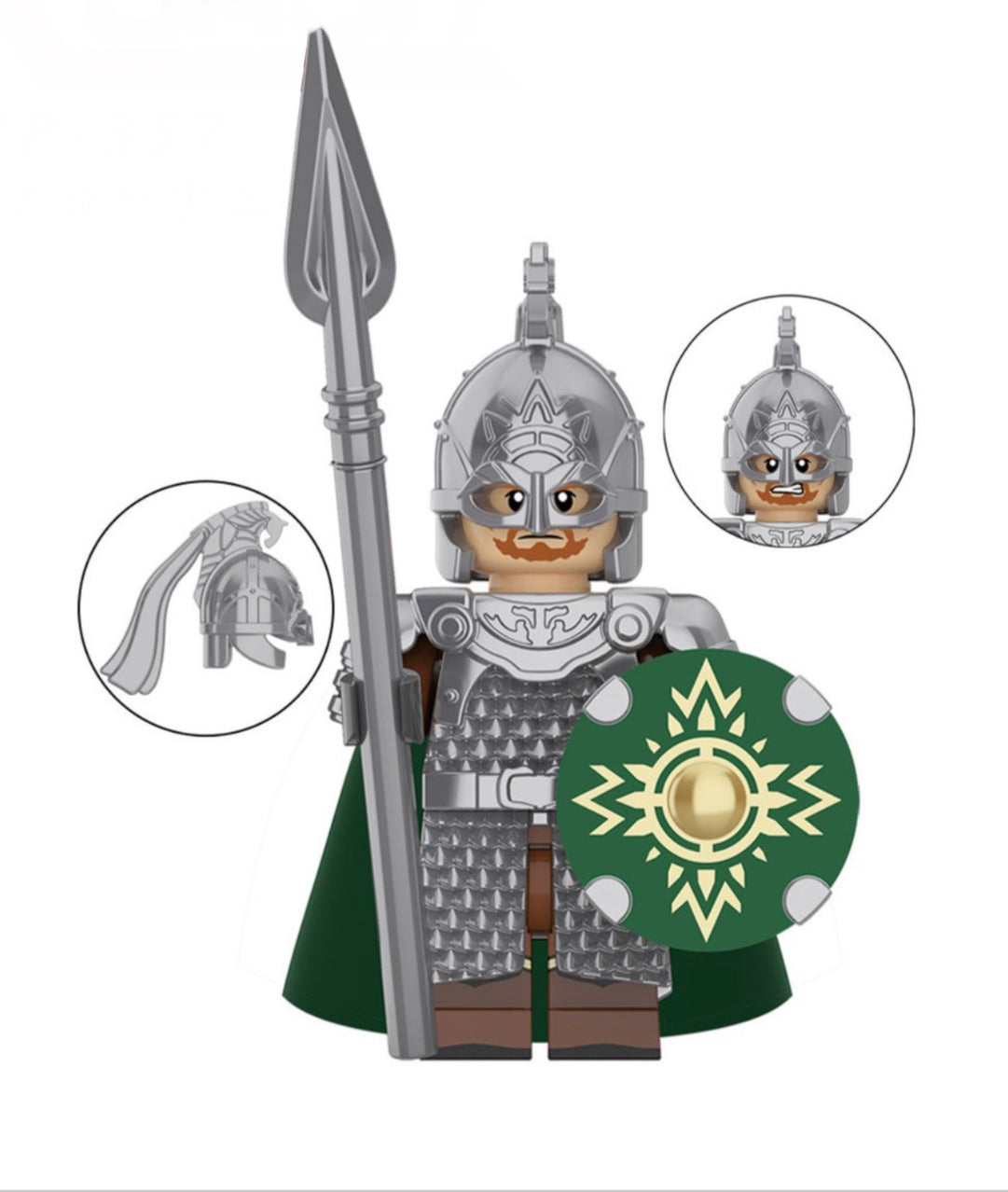 MINIFIGURE LOTR/ THE HOBBIT UNIVERS: ROHAN WARRIORS SOLDIER CUSTOM