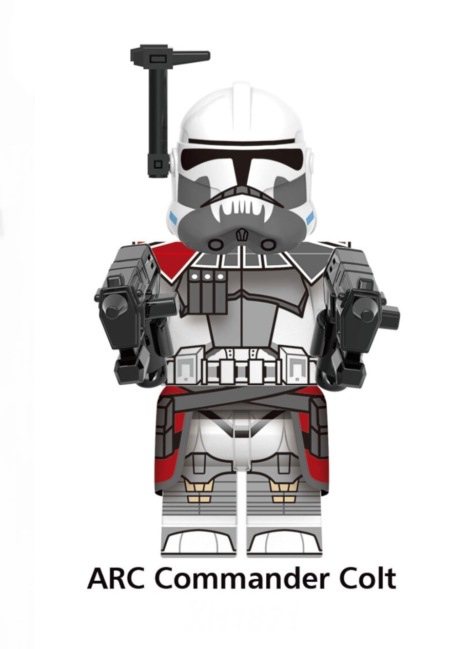 MINIFIGURE STAR WARS UNIVERS: CLONE ARC COMMANDER COLT custom