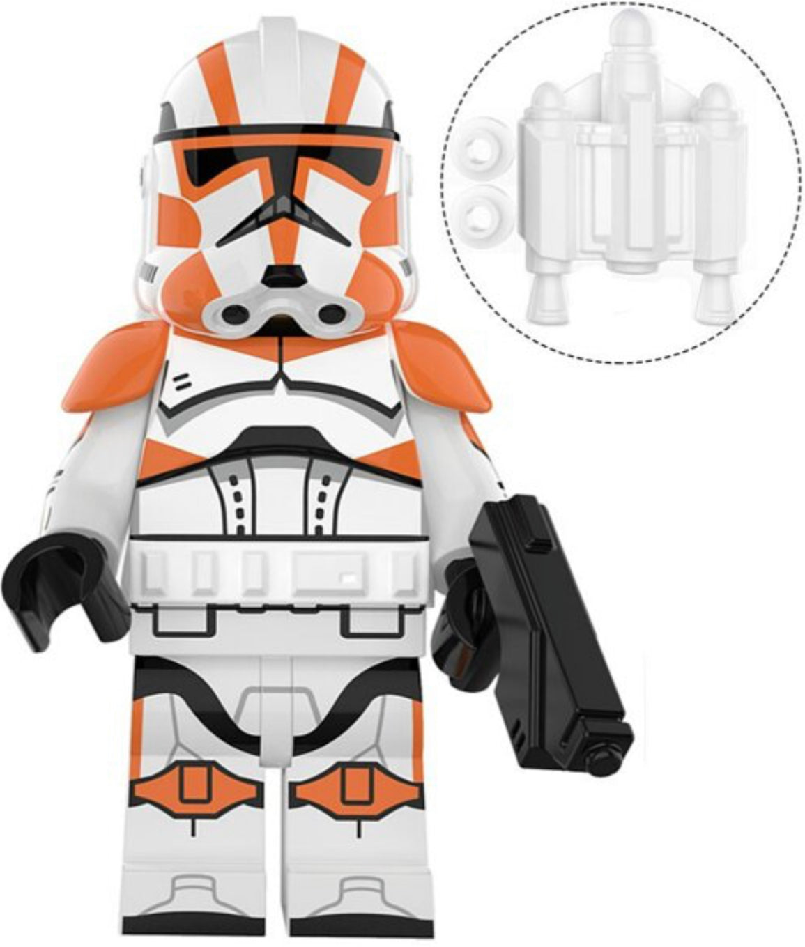 MINIFIGURE STAR WARS UNIVERS: 222nd CLONE TROOPER custom "DERNIÈRE PIECE"