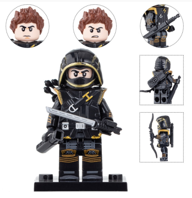 ♥️♥️♥️SUPERBE MINIFIGURE MARVEL UNIVERS: HAWKEYE RONIN ♥️♥️♥️custom
