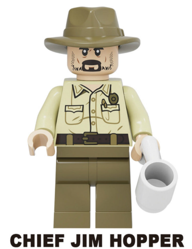 MINIFIGURE STRANGER THINGS UNIVERS: JIM HOPPER CUSTOM