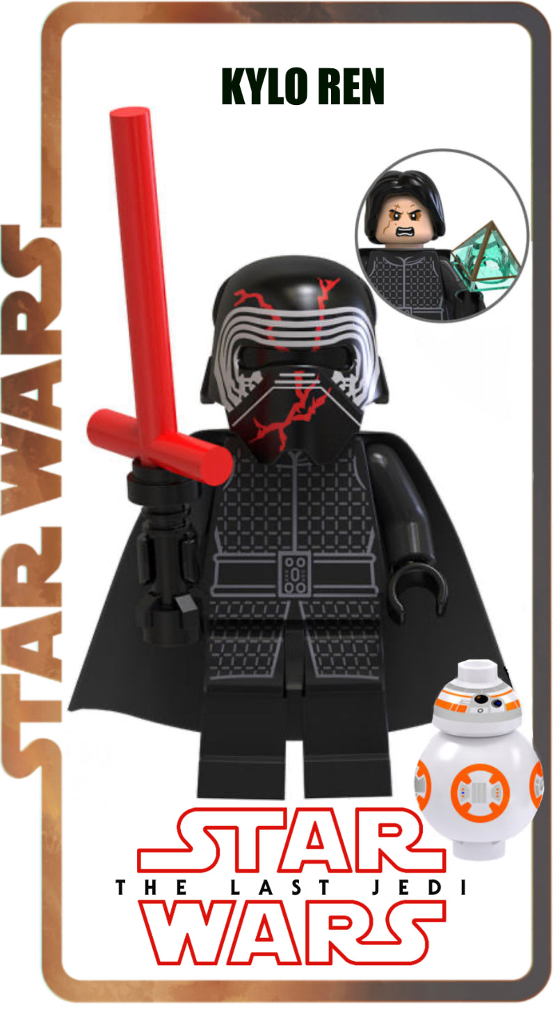 ♥️♥️MINIFIGURE STAR WARS UNIVERS KYLO REN ♥️♥️custom