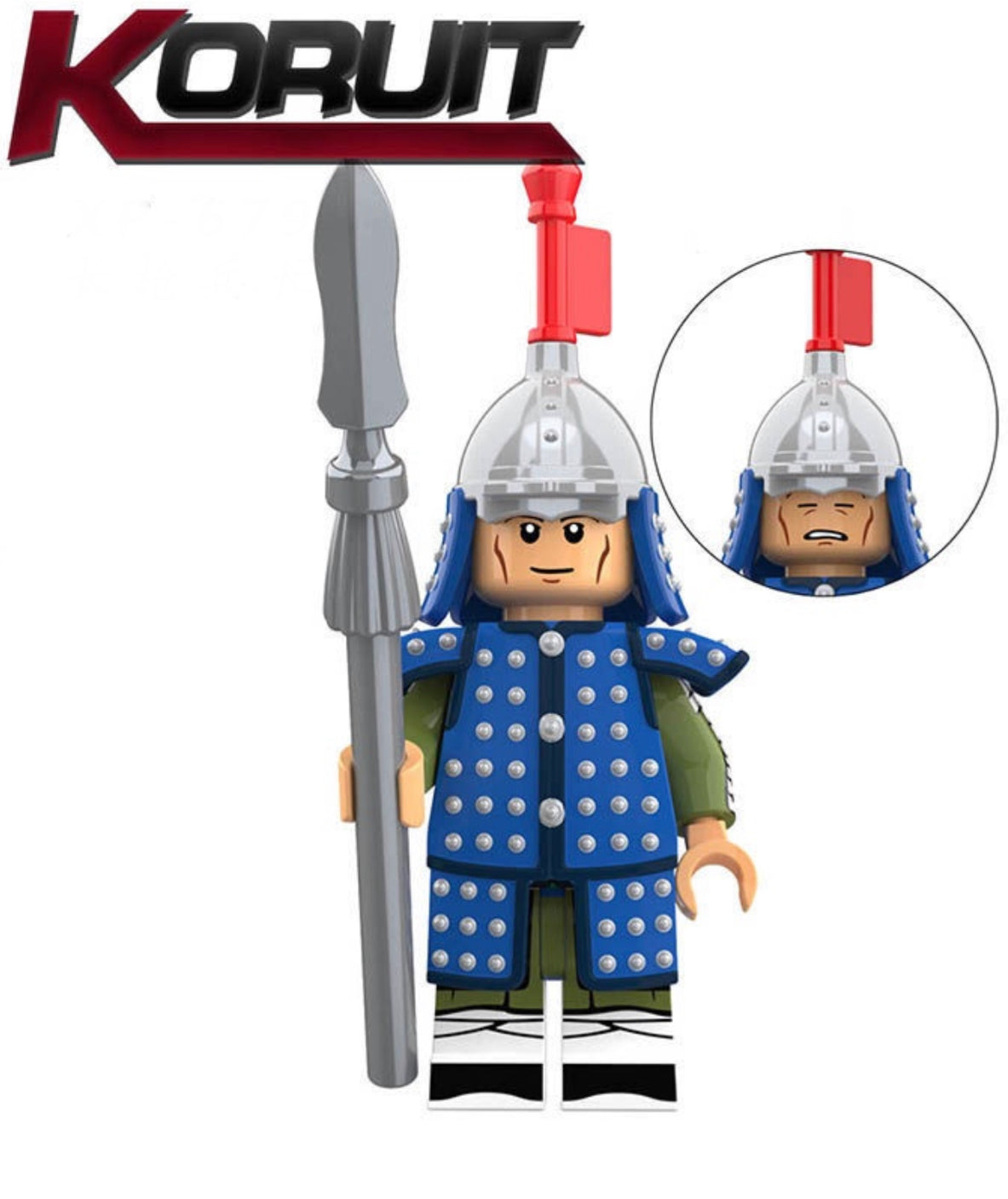 MINIFIGURE MING DYNASTY SOLDIER ARMY Custom