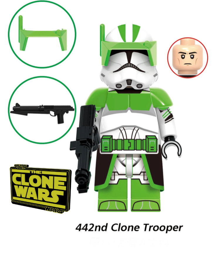 LEGO Star Wars: Clone Trooper Avec Vert Marques Mini-Figurine