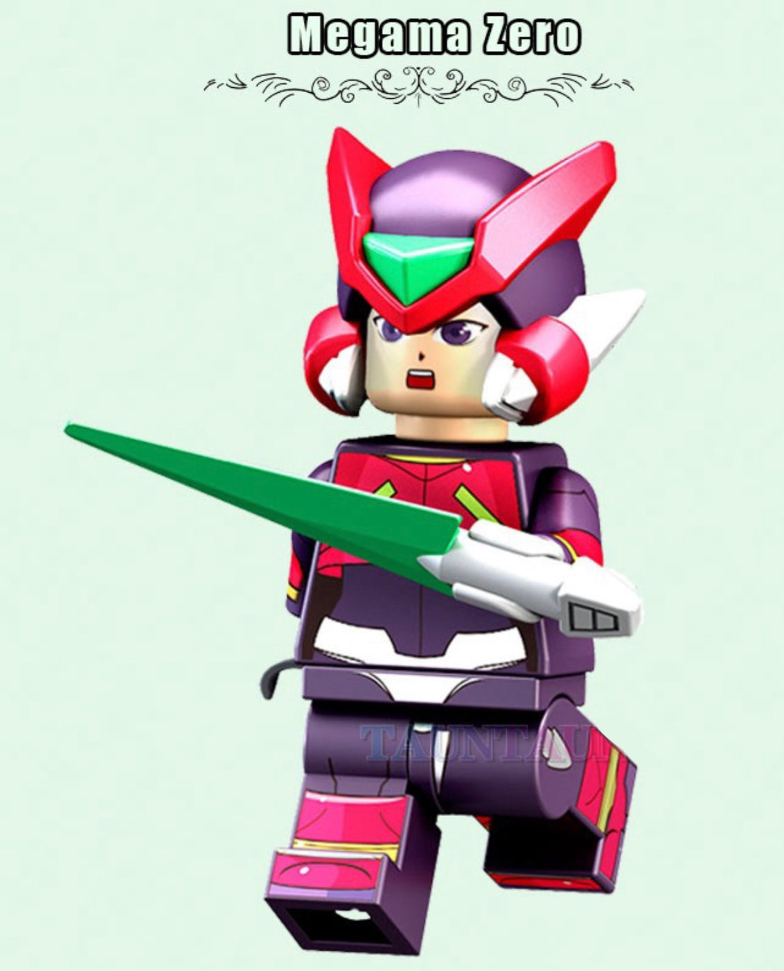 MINIFIGURE MEGAMAN Custom"VINTAGE COLLECTION"⚠️Dernière pièce⚠️