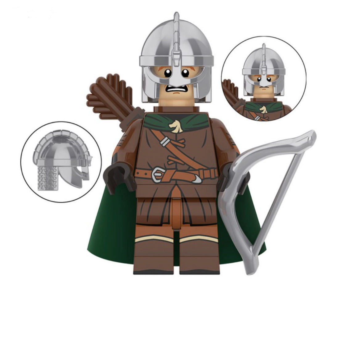 MINIFIGURE LOTR/ THE HOBBIT UNIVERS: ROHAN WARRIORS SOLDIER CUSTOM