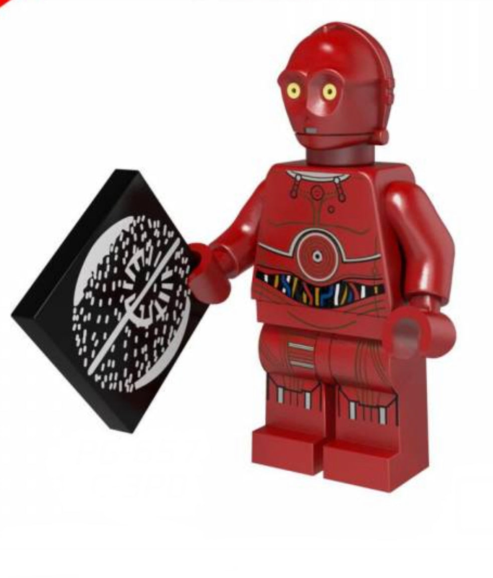 MINIFIGURE STAR WARS UNIVERS: TC-4 PROTOCOL DROID custom
