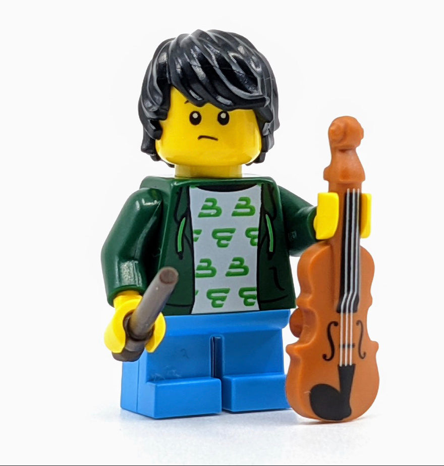 MINIFIGURE SÉRIES 21 sachez socle