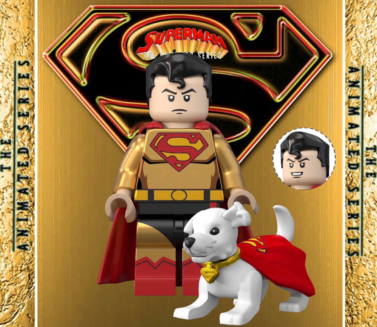 PREVENTE MINIFIGURE DC COMICS UNIVERS: SUPERMAN GOLD Custom Disponibilité fin Octobre 2026