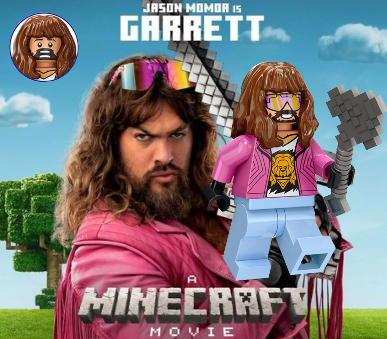 PREVENTE MINIFIGURE MINECRAFT UNIVERS : GARRETT GARRISON custom Disponibilité fin Novembre 2025