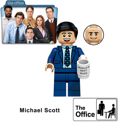 MINIFIGURE THE OFFICE UNIVERS: MICHAEL SCOTT Custom